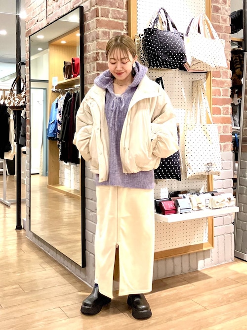 LOWRYS FARM モンスターショートコート アイボリー セール】モンスターショートコート 128076（その他アウター）｜LOWRYS