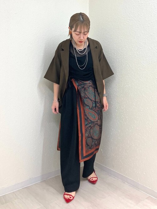 mumi(LOWRYS FARM ルミネ荻窪)｜LOWRYS FARMのテーラードジャケットを使ったコーディネート - WEAR