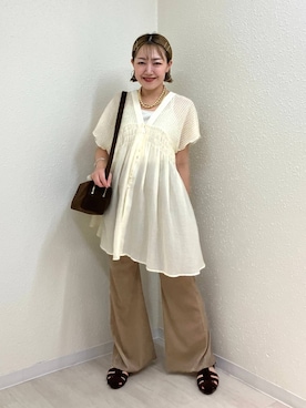 「LOWRYS FARM（ローリーズファーム）のアイテム」を使った、mumiさん（レディース・157cm・40代）の夏コーディネート