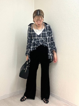 「アイテム（キャミソール）」を使った、mumiさん（レディース・157cm・40代）の夏コーディネート