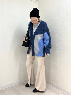 「アイテム（ネックレス）」を使った、mumiさん（レディース・157cm・40代）の秋コーディネート