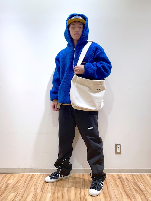 XLARGE（エクストララージ）の「HALF ZIP BOA HOODIE（ブルゾン
