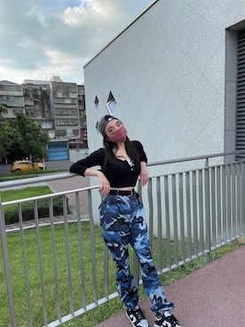 「ROTHCO（ロスコ）のアイテム」を使った、れな♡RENA🐰さん（レディース・158cm）の秋コーディネート