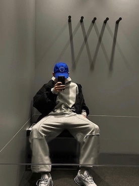 「ETUDES（エチュード）のアイテム」を使った、ヒューガさん（メンズ・180cm）の秋コーディネート