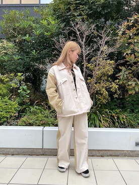 「AVIREX（アヴィレックス）のアイテム（その他アウター）」を使った、Midukiさん（レディース・157cm）の冬コーディネート