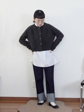 「AS（アス）のアイテム」を使った、弥生 / yayoiさん（レディース・160cm）の冬コーディネート