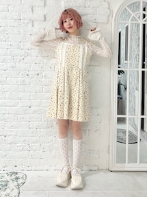 merry jenny petit flower ribbonミニワンピース メリージェニー merry jenny petit flower ribbonミニワンピース