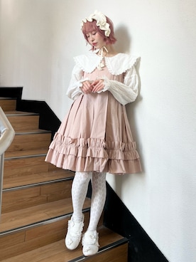 「アイテム（ワンピース/ドレス）」を使った、sumomoさん（レディース・156cm）の冬コーディネート