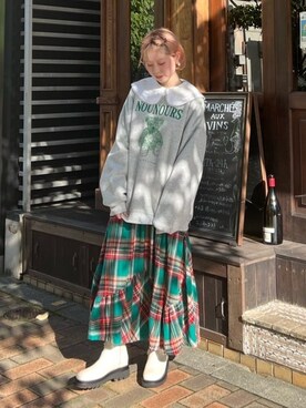 sumomoさん（レディース・156cm）の夏コーディネート