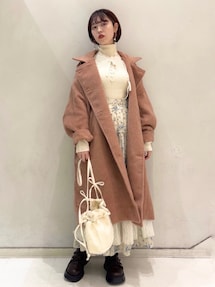merry jenny メリージェニー クロスフリルロングブーツ merry jenny（メリージェニー）の「クロスフリルロングブーツ