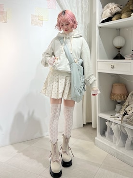 「アイテム（パーカー）」を使った、sumomoさん（レディース・156cm・20代）の秋コーディネート