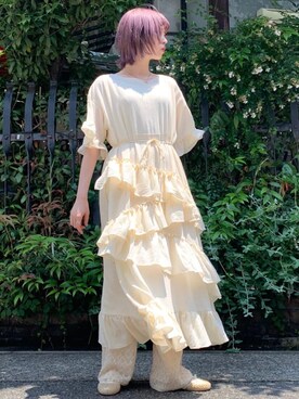 sumomoさん（レディース・156cm）の夏コーディネート