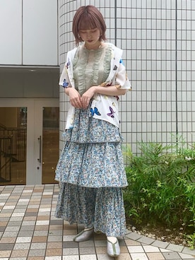 sumomoさん（レディース・156cm）の夏コーディネート