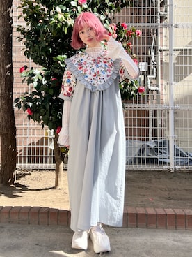 「アイテム（ワンピース/ドレス）」を使った、sumomoさん（レディース・156cm）の夏コーディネート