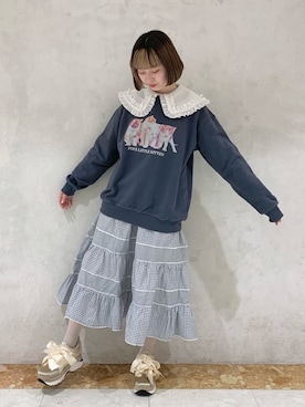 sumomoさん（レディース・156cm）の冬コーディネート