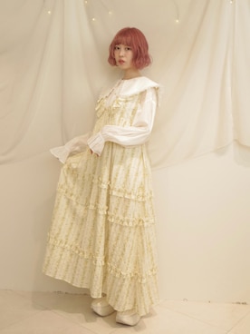 「アイテム（ワンピース/ドレス）」を使った、sumomoさん（レディース・156cm）の夏コーディネート