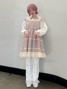 メリージェニー　petit flowerフレアミニワンピース petit flowerフレアミニワンピース（ワンピース）｜merry jenny