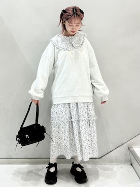 「アイテム（スウェット）」を使った、sumomoさん（レディース・155cm・20代）の秋コーディネート