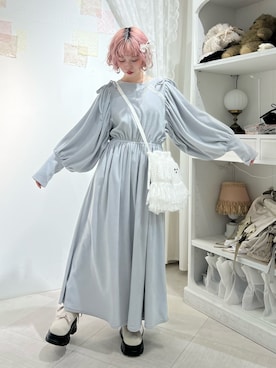 「アイテム（ワンピース/ドレス）」を使った、sumomoさん（レディース・156cm・20代）の秋コーディネート