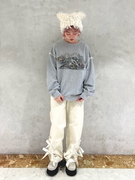 「アイテム（スラックス）」を使った、sumomoさん（レディース・156cm・20代）の秋コーディネート