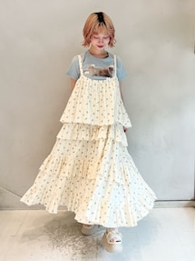 merry jenny floralティアードティアードワンピース メリージェニー merry jenny floralティアードティアード
