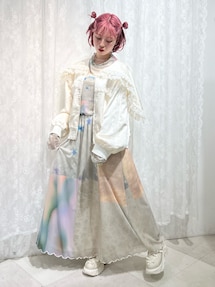 【merry jenny】dreamingメッシュフレアスカート dreamingメッシュフレアスカート（スカート）｜merry jenny