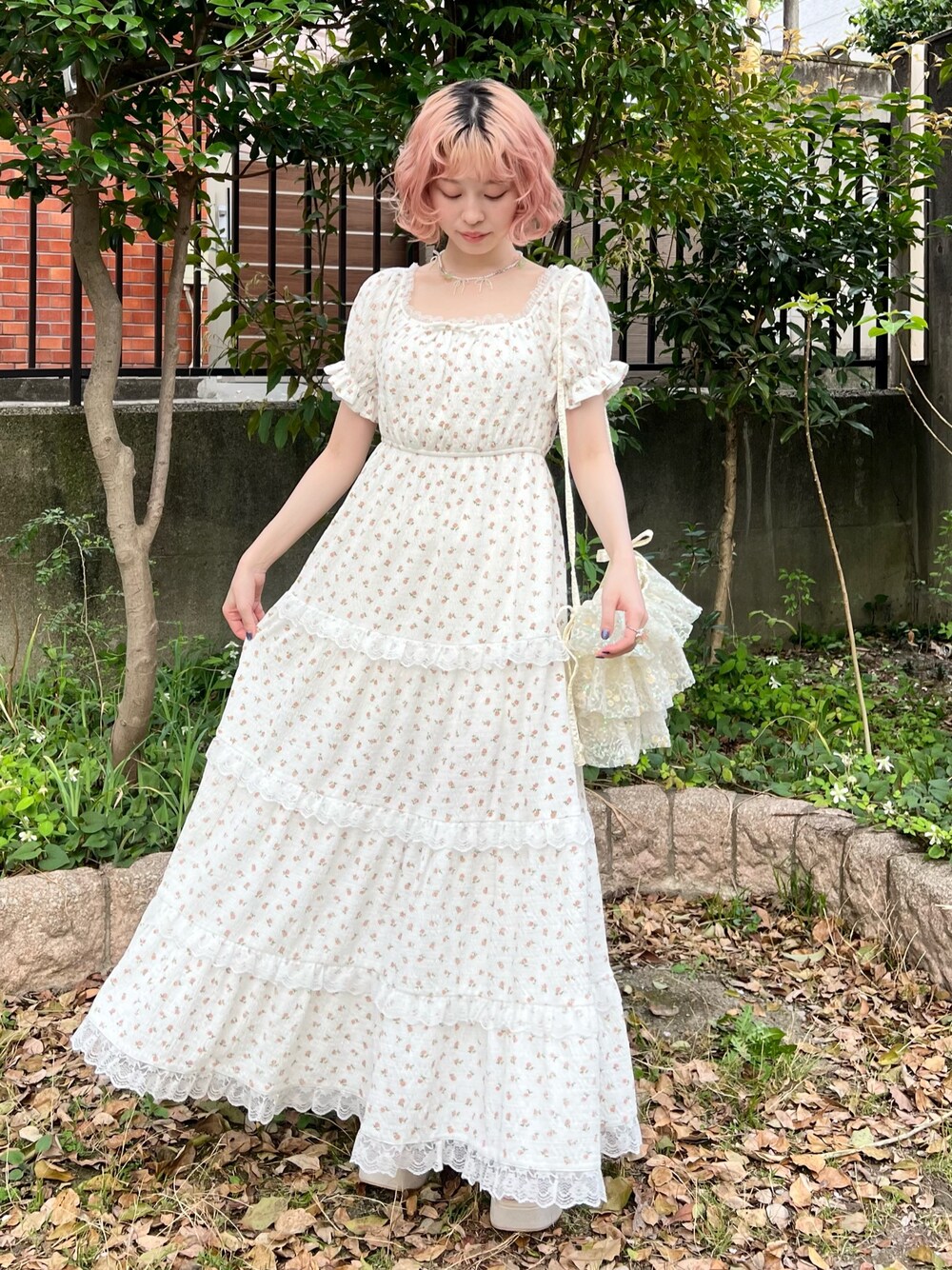 petit flowerパフワンピース merry jenny ワンピース petit flowerパフワンピース : ZOZOTOWN