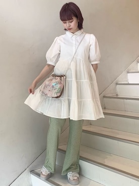 sumomoさん（レディース・156cm）の夏コーディネート