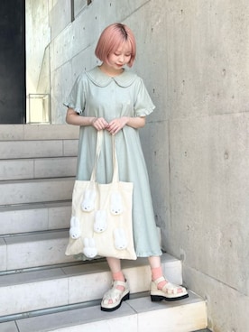 sumomoさん（レディース・156cm）の夏コーディネート