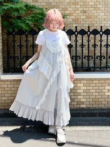 レースアップギャザー厚底シューズ｜メリージェニー（merry jenny