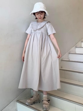 sumomoさん（レディース・156cm）の夏コーディネート