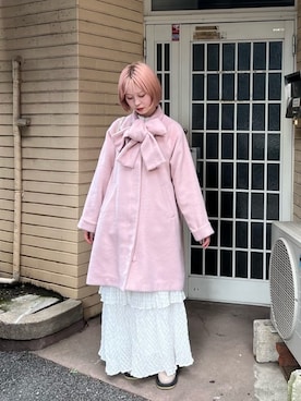 「merry jenny（メリージェニー）のアイテム（その他アウター）」を使った、sumomoさん（レディース・156cm）の夏コーディネート