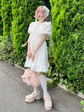 「アイテム（ワンピース/ドレス）」を使った、sumomoさん（レディース・156cm）の夏コーディネート