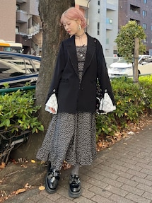 merry jenny lase slit ribbon jacket ブラック lace slit ribbon jacket｜メリージェニー（merry jenny）公式通販