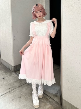 「アイテム（ワンピース/ドレス）」を使った、sumomoさん（レディース・156cm）の夏コーディネート