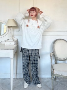 スウェット ひつじ様 モコモコひつじスウェット（スウェット）｜merry jenny（メリー