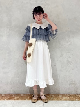 sumomoさん（レディース・155cm）の夏コーディネート