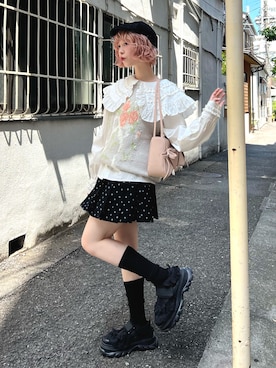 「アイテム（ハンドバッグ）」を使った、sumomoさん（レディース・156cm・20代）の夏コーディネート