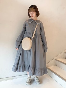 sumomoさん（レディース・156cm）の冬コーディネート