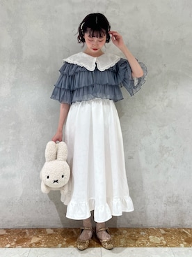 sumomoさん（レディース・155cm）の夏コーディネート