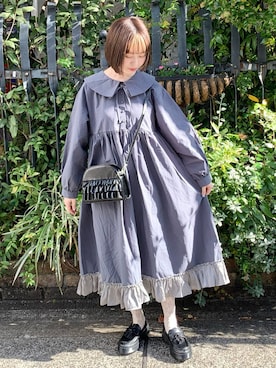 sumomoさん（レディース・156cm）の冬コーディネート