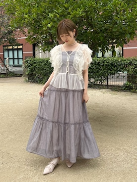 「merry jenny（メリージェニー）のアイテム（アクセサリー）」を使った、sumomoさん（レディース・155cm）の冬コーディネート