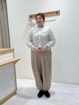 「サマンサモスモス」｜「アイテム（その他）」を使った、のざ🌳さん（レディース・164cm）の春コーディネート