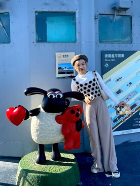 「planet（planet）のアイテム（その他アウター）」を使った、yan131415さん（レディース・157cm）の冬コーディネート