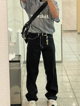 「DAIRIKU（ダイリク）のアイテム（パンツ）」を使った、リョさん（メンズ・171cm）の秋コーディネート