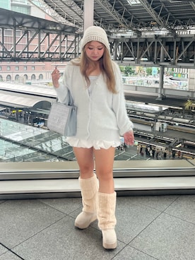 「アイテム（キャミソール）」を使った、muuさん（レディース・155cm）の秋コーディネート