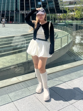 「アイテム（アンサンブル）」を使った、muuさん（レディース・155cm）の秋コーディネート
