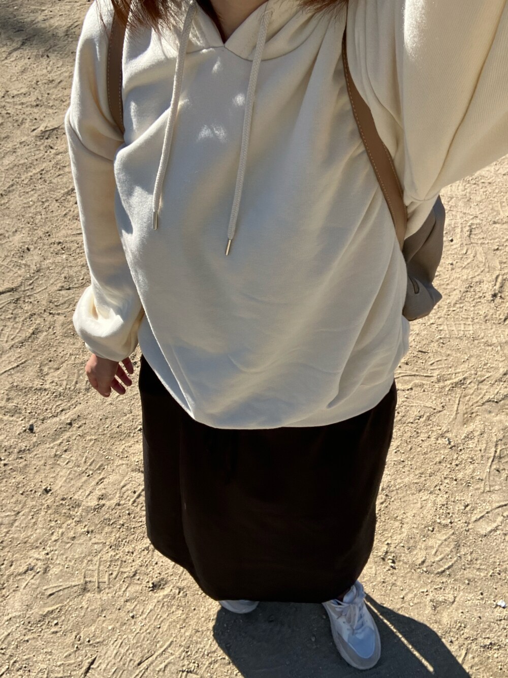 「mysa closet」｜「しまむらのMサイズ（スカート、ブラック系）」を使った、shii__san43さん（キッズ・80cm）の秋コーディネートの1枚目の写真