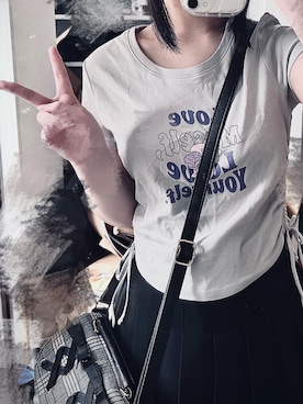 「Honeys（ハニーズ）のアイテム」を使った、kohaさん（レディース・149cm）の夏コーディネート