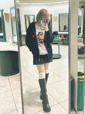 「ONCILY（オンシェリー）のアイテム」を使った、ひより。さん（レディース・158cm）の春コーディネート